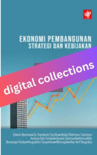 Image of Ekonomi Pembangunan Strategi dan Kebijakan