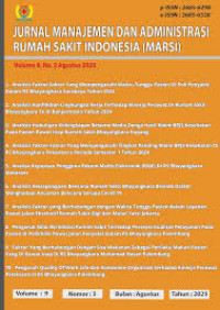 Image of Jurnal Manajemen Dan Administrasi Rumah Sakit Indonesia