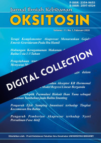 Image of Oksitosin, Jurnal Ilmiah Kebidanan